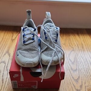 Nike Air Max 270 (PS) - Whitr/Game Royal- Wolf Grey - 12c